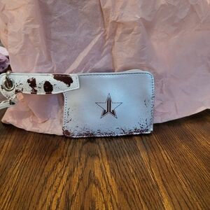 Jeffree Star Cosmetics Cleaver Zippered Wristlet BRAND NEW